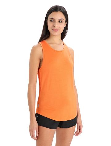 Women's Icebreaker Merino Sphere II Tank T Shirts Flash | CA 1377JPQJ